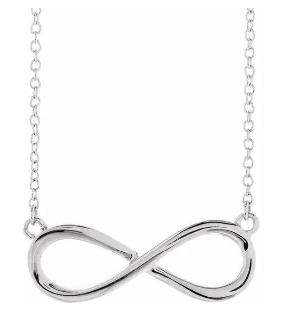 Sterling Silver Infinity Necklace